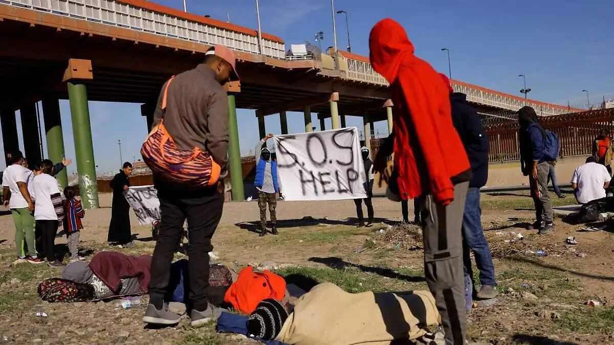 migrantes venezolanos en frontera Mexico